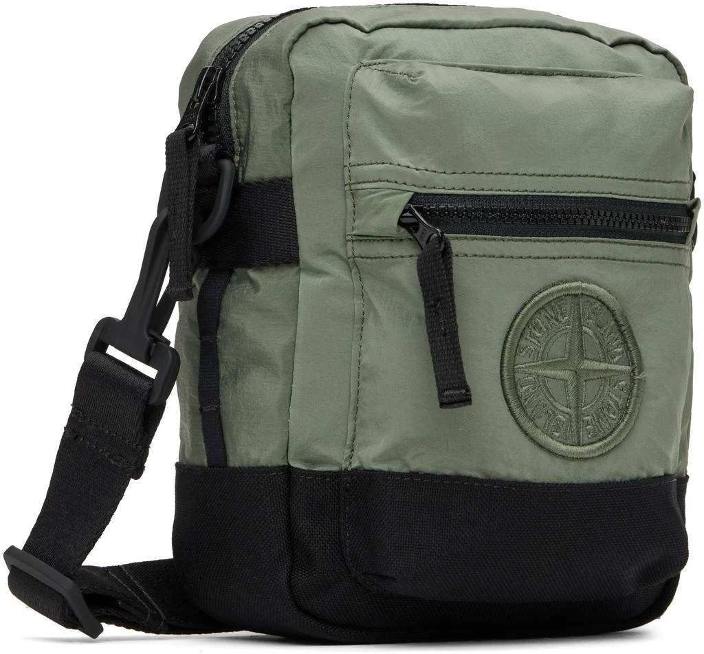 Stone Island Green 9200908 ECONYL Nylon Metal Bag 2