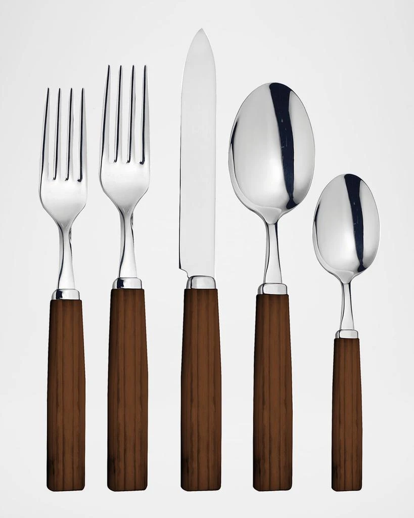 Broggi for Vista Alegre 5-Piece Dakar Acacia Flatware Set 1