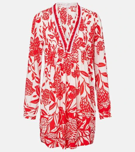 Poupette St Barth Ola floral minidress 1