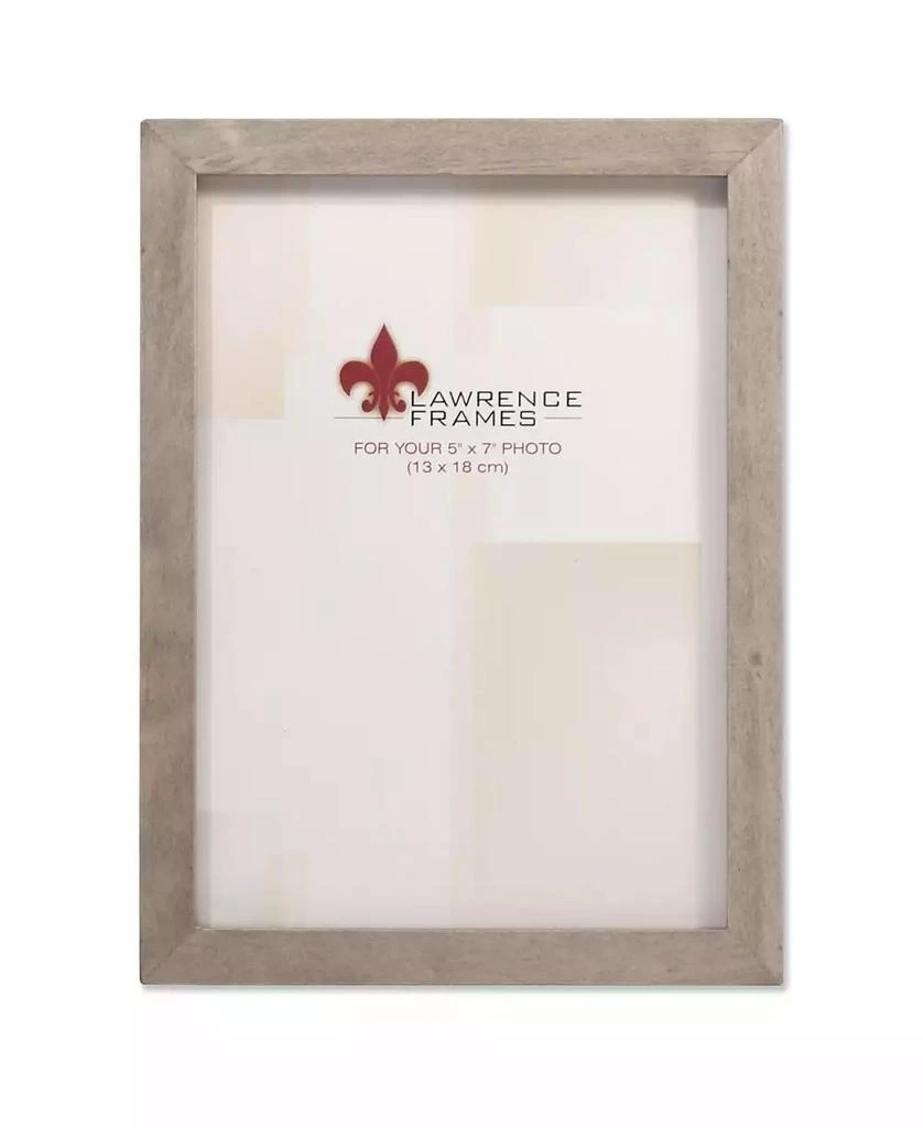 Lawrence Frames Gray Wood Picture Frame - Gallery Collection - 5" x 7" 1