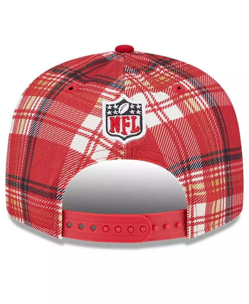 New Era Men's Scarlet San Francisco 49ers 2024 Sideline Statement 9FIFTY Snapback Hat 4
