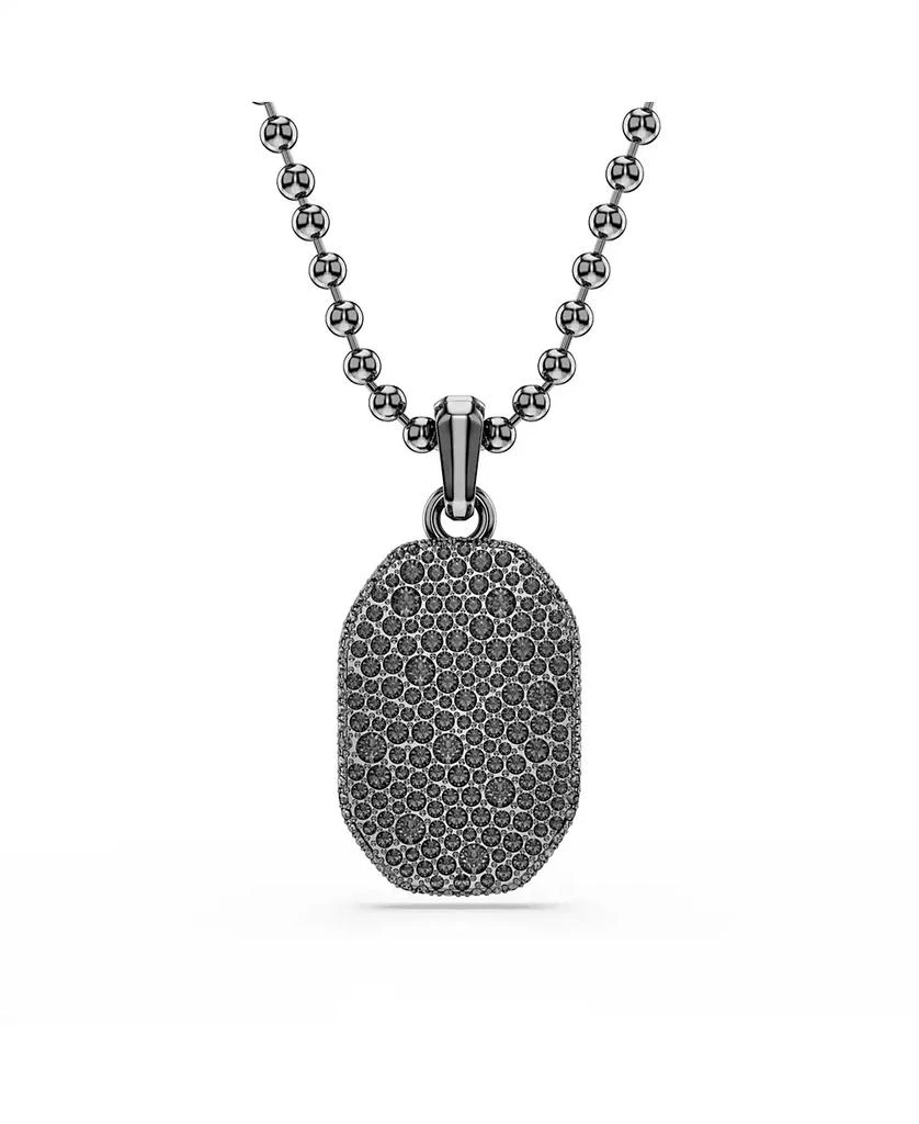 Swarovski Dextera Octagon Ruthenium Plated Pendant Necklace