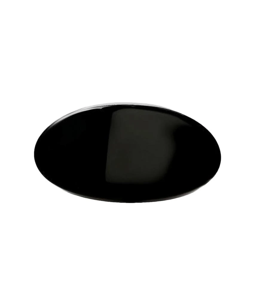 Sophie Buhai Oval Hair Barrette with Glossy Black Acetate