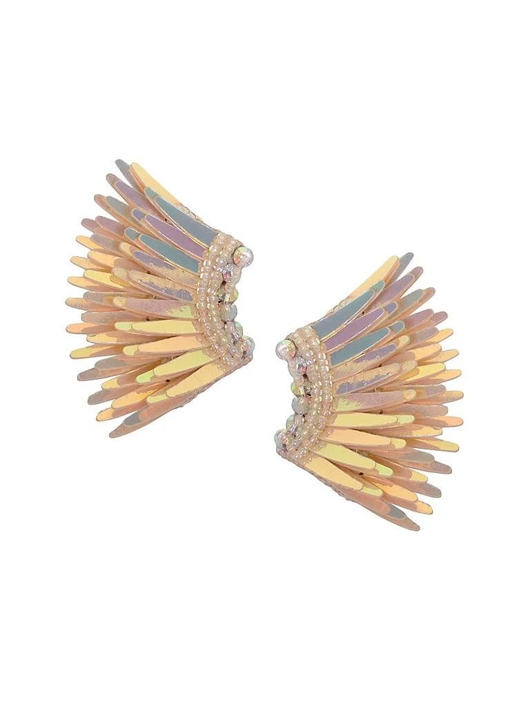 Mignonne Gavigan Madeline 14K-Gold-Plated 
Mixed-Media Mini Wing Earrings