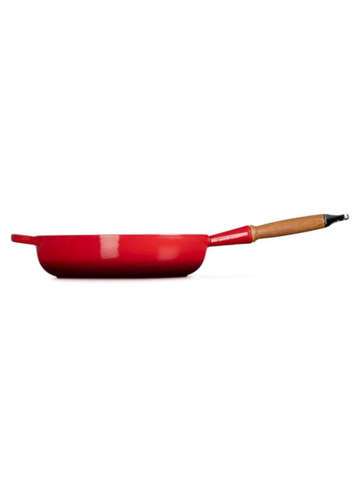 Le Creuset Signature cast iron saute pan with wooden handle 28cm 3.6l 3