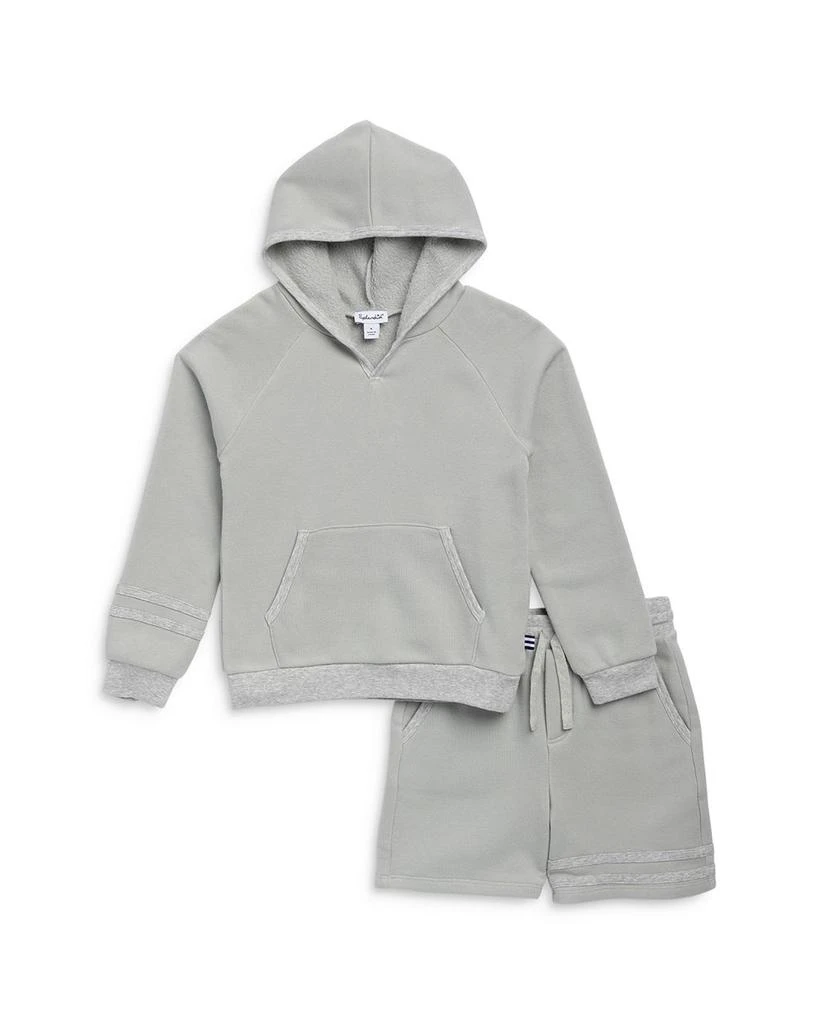 Splendid Boys' Striped Detail Hoodie & Shorts Set - Little Kid 1