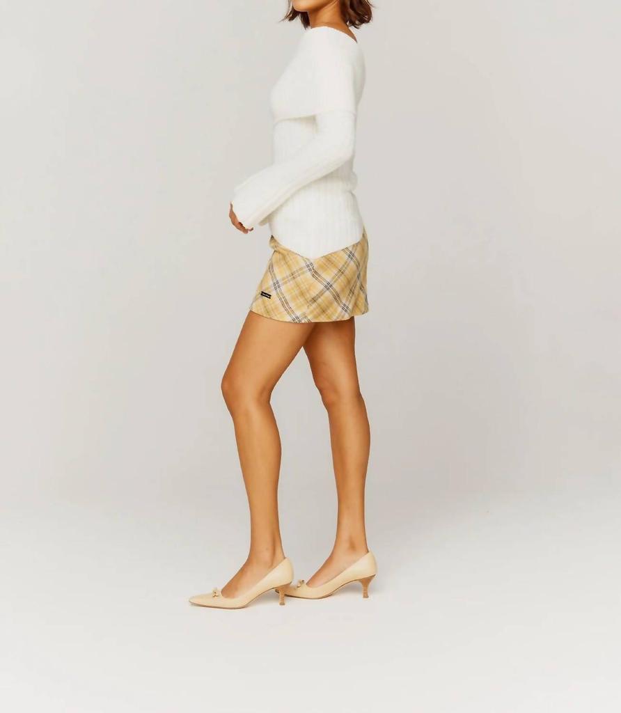 House Of Sunny House Of Sunny - Chunky Off The Shoulder Rib Knit Top