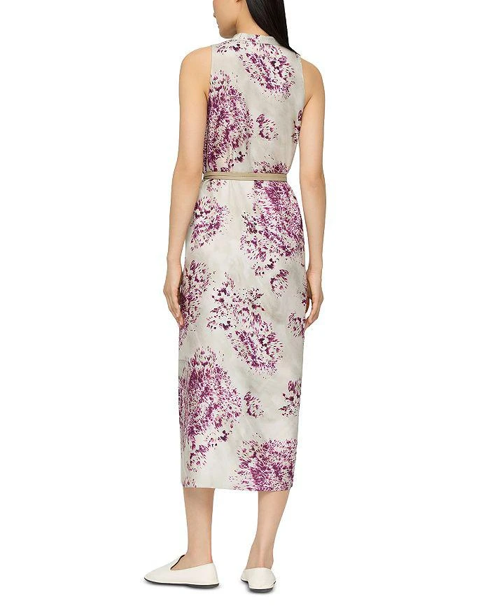 Lafayette 148 New York Silk Floral Button Front Dress 2