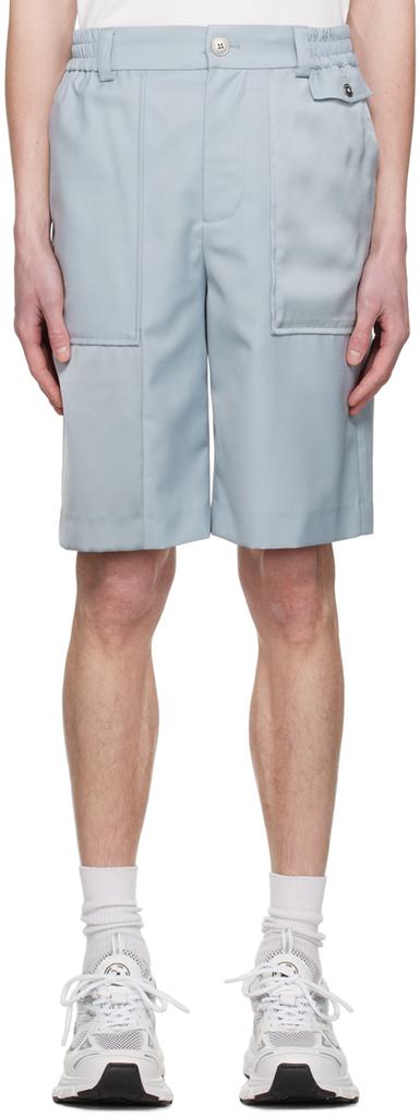 Feng Chen Wang Gray Panel Shorts