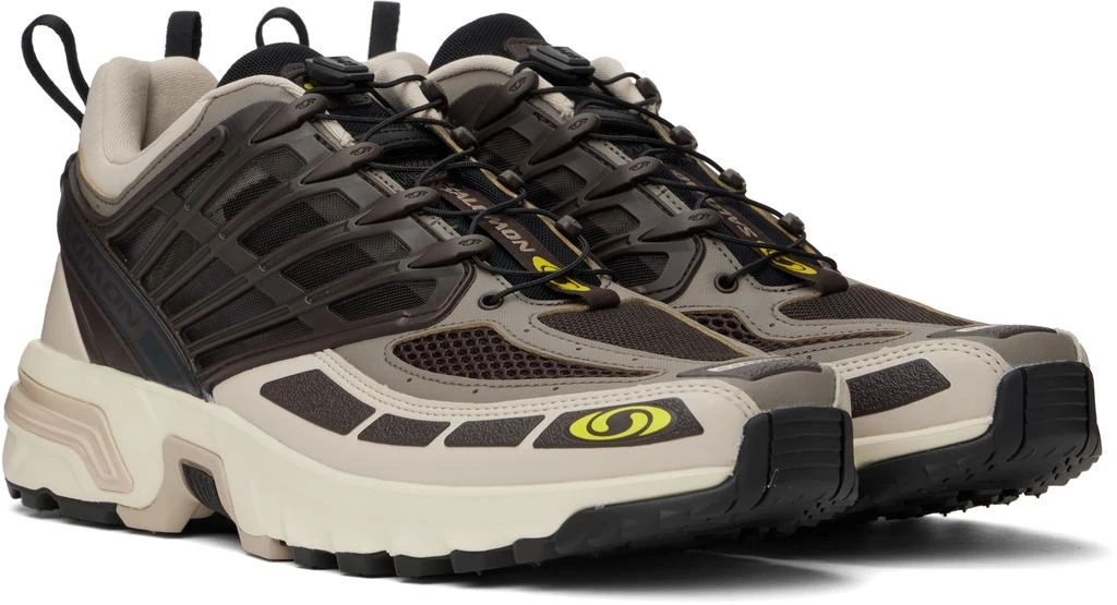 Salomon Brown & Beige ACS PRO Sneakers 4