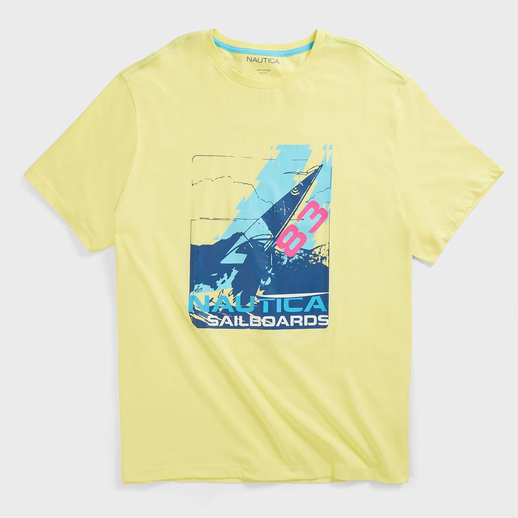 Nautica Nautica Mens Big & Tall Sailboard Graphic T-Shirt