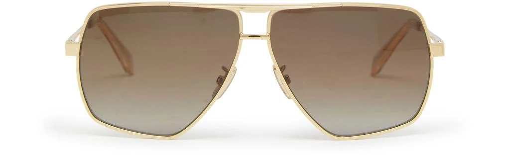 CELINE Metal frame 25 sunglasses in metal with polarized lenses 1