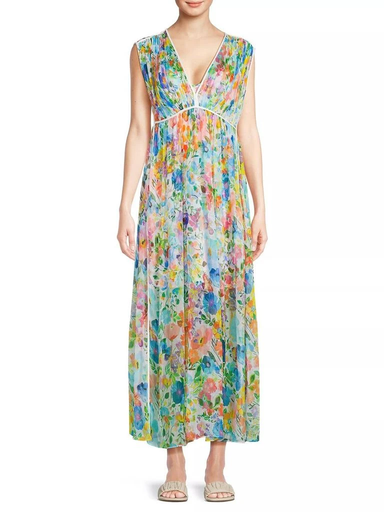 Johnny Was Dylane Maxi Dress In Wild Blooms 1