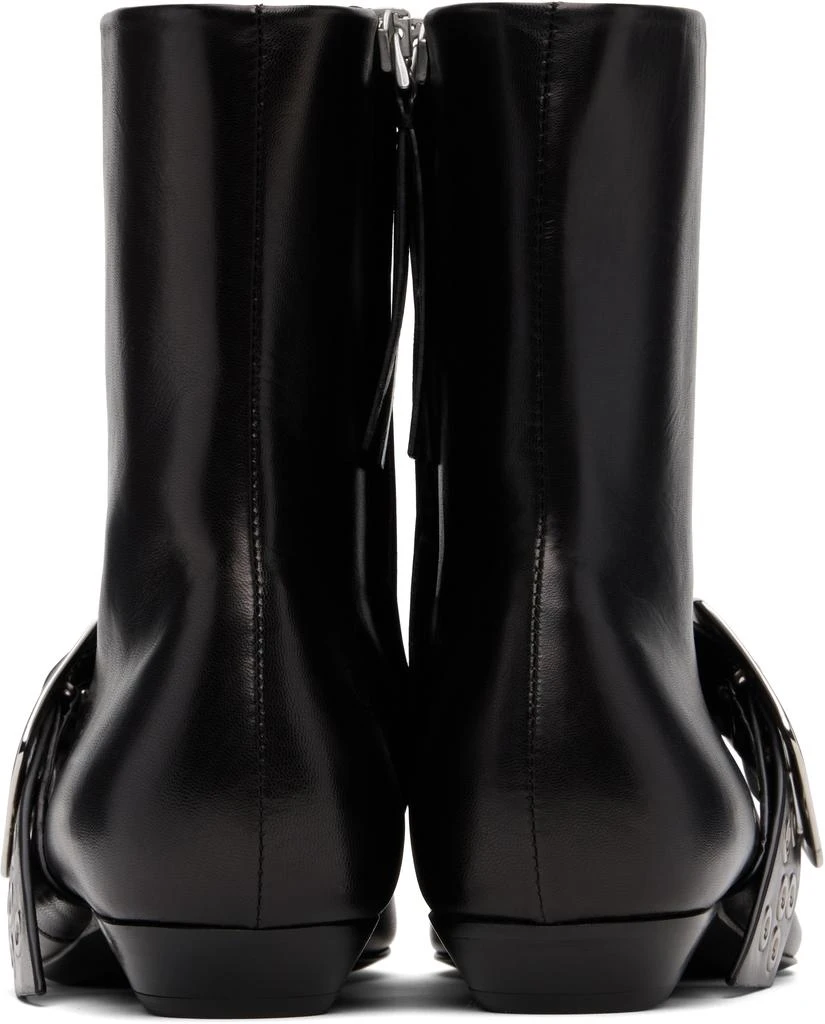 Jil Sander Black Ankle Boots 2