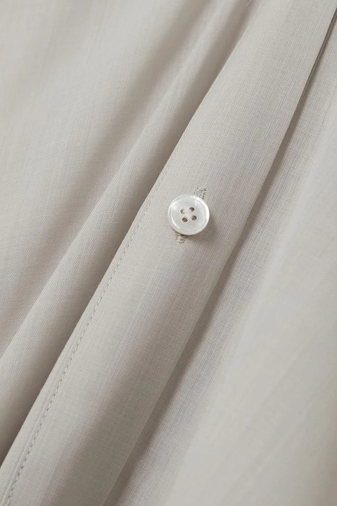 LVIR Shirred wool-blend shirt 4