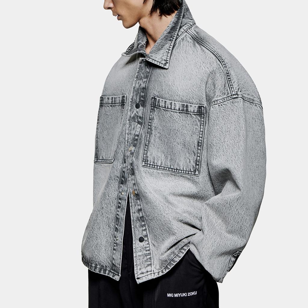 MKI Miyuki Zoku Box Oversized Denim Overshirt