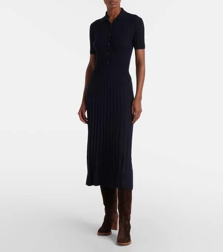Gabriela Hearst Elvis cashmere and silk shirt dress 2