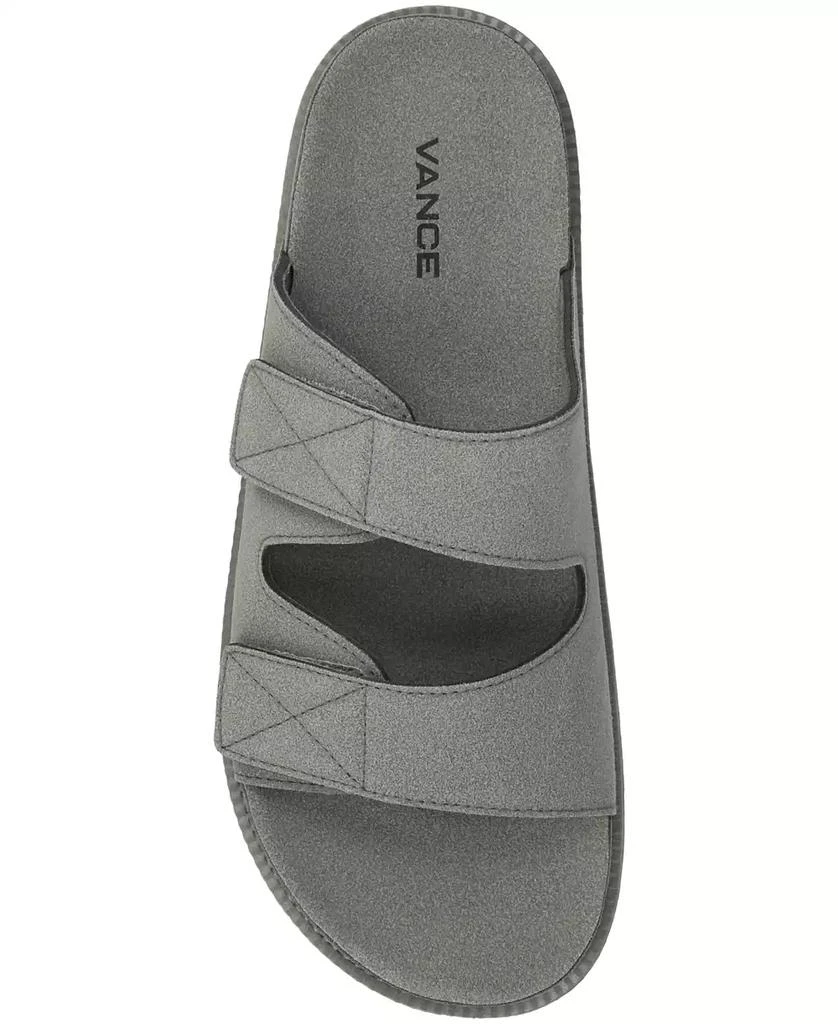 Vance Co. Men's Orlando Comfort Adjustable Strap Slide On Sandals 4