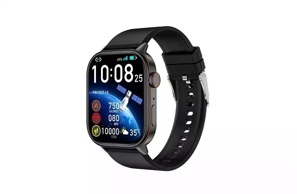 RUXING Smart 2025 New QX17 Smart Watch, Bluetooth Calling, GPS Single-Frequency Actions Chip 5-Mode Positioning, Waterproof Sports Watch