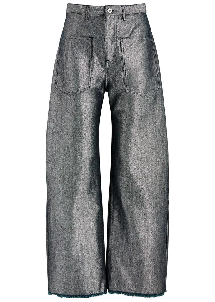 Marques Almeida Metallic wide-leg jeans 1