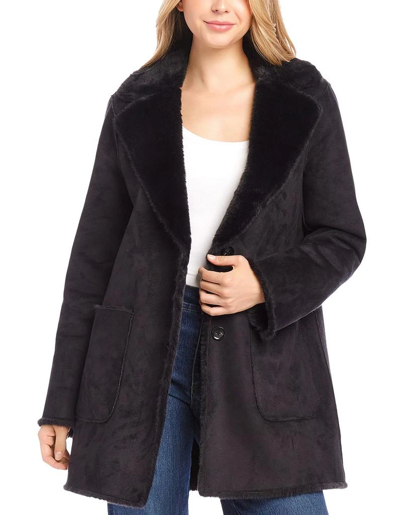 Karen Kane Faux Fur Coat 5