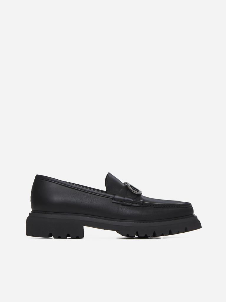 FERRAGAMO Gancini leather loafers