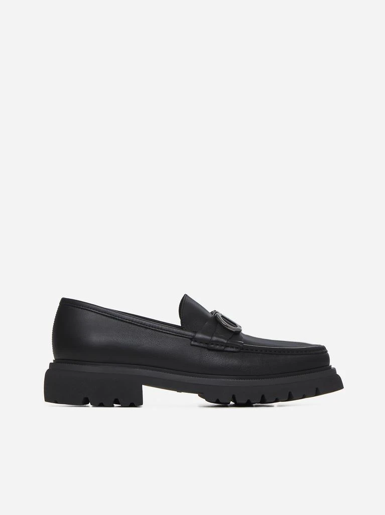 FERRAGAMO Gancini leather loafers 1