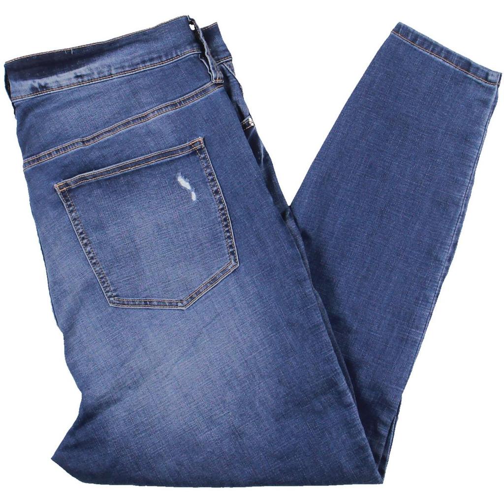 Celebrity Pink Plus The Spice Womens Skinny High-Rise Ankle Jeans
