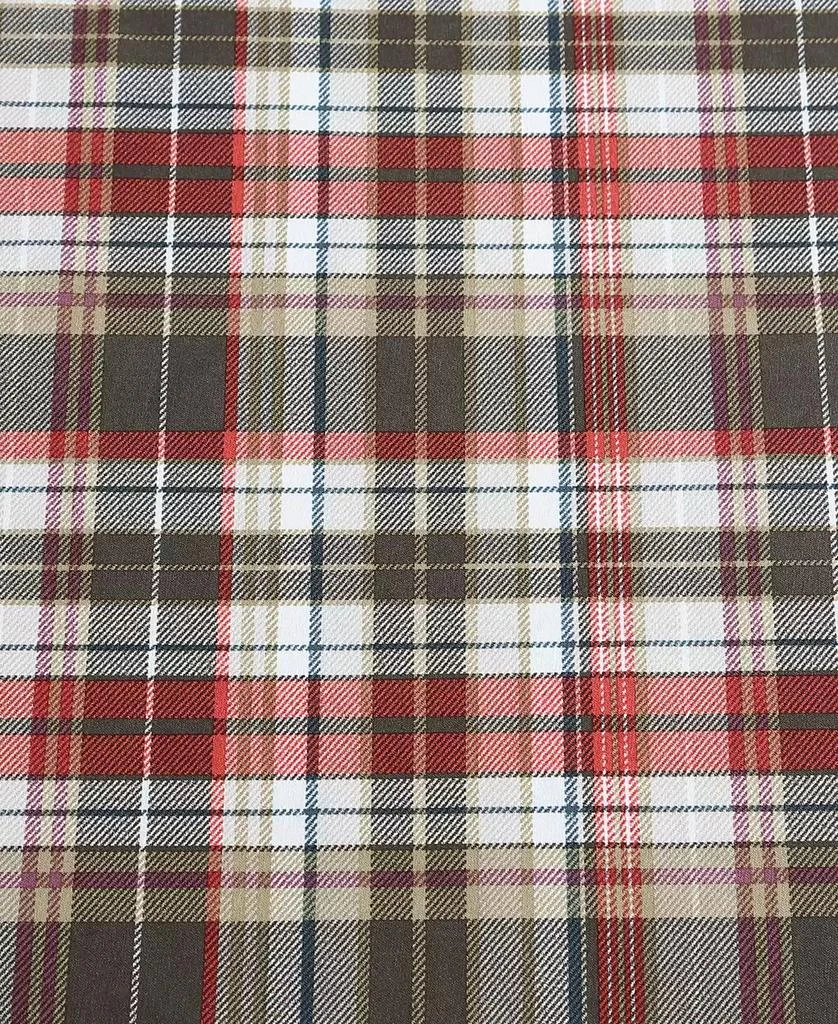 Eddie Bauer Astoria Plaid Microsuede 3 Piece Duvet Cover Set 10