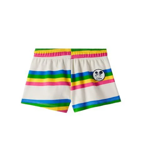 Mini Rodini Ritzratz striped cotton jersey shorts