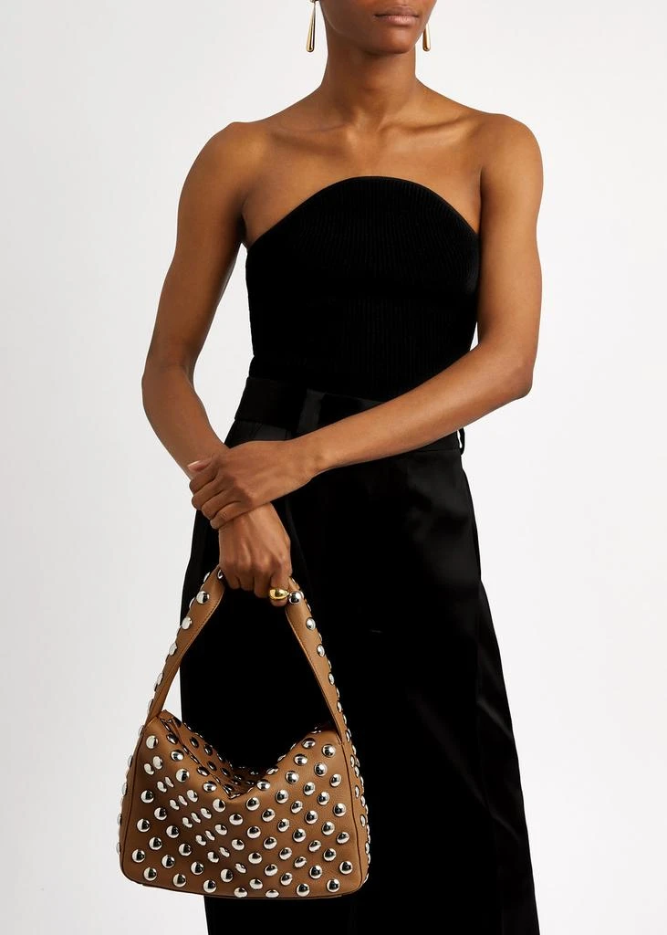 Khaite Elena studded leather shoulder bag 5