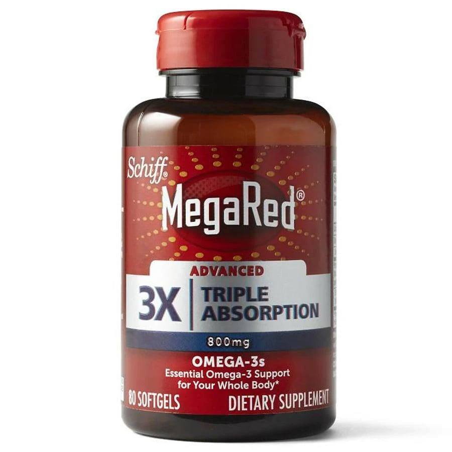 MegaRed Advanced 6X Absorption Softgels, Omega-3 Fish Oil Supplement 7