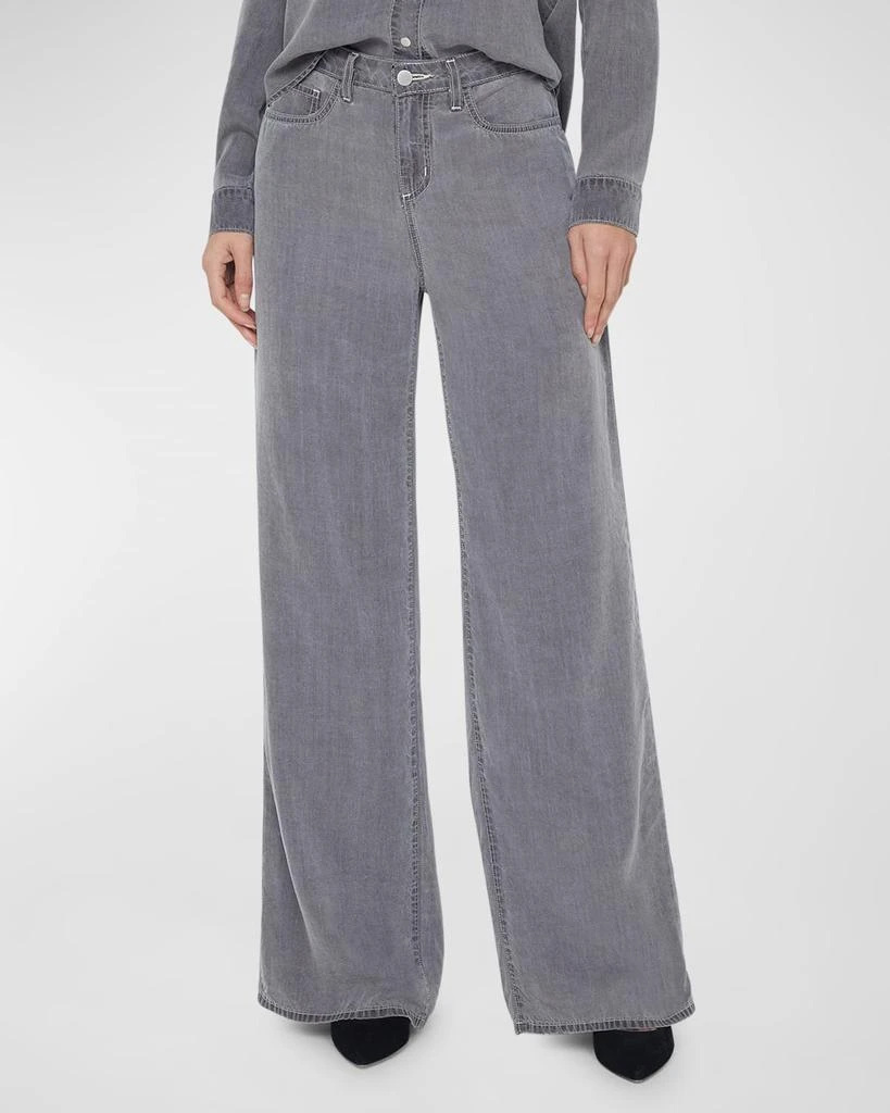 L'Agence Alicent High-Rise Wide-Leg Jeans 2