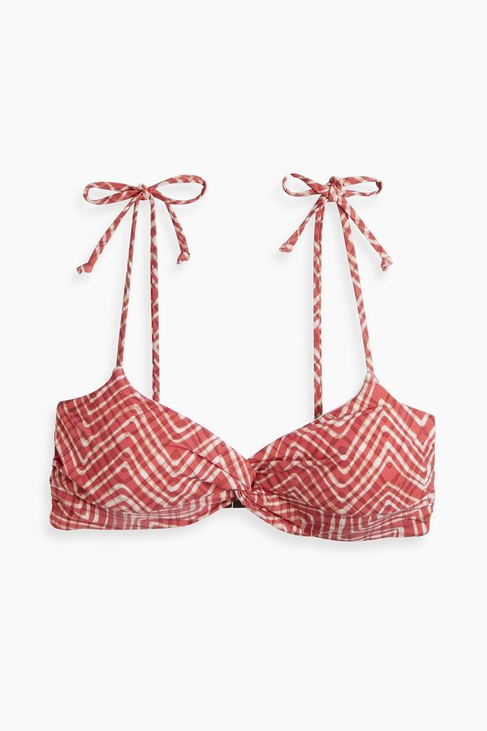 JETS AUSTRALIA by JESSIKA ALLEN Bonita twist-front printed bikini top