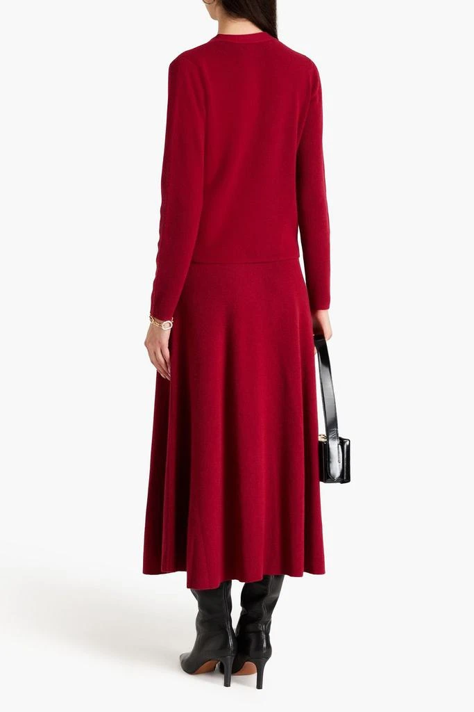 N.PEAL Ribbed cashmere midi skirt 3
