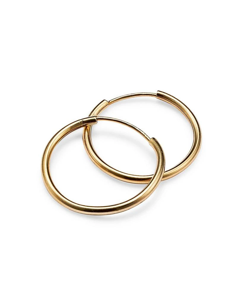 Bloomingdale's 14K Yellow Gold Endless Hoop Earrings 3