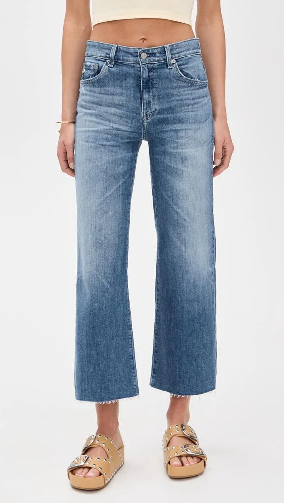 AG Saige Wide Leg Crop Jeans 6