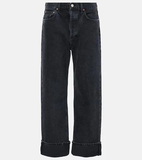 AGOLDE Fran Low Slung straight jeans 1