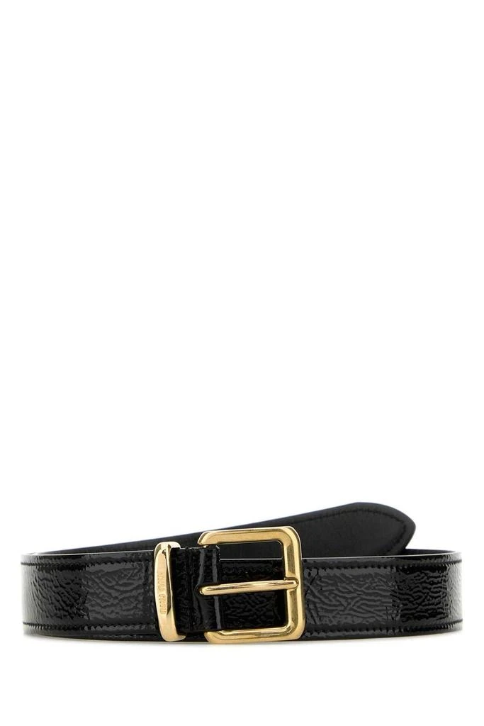 Miu Miu Miu Miu Logo-Engraved Belt 1