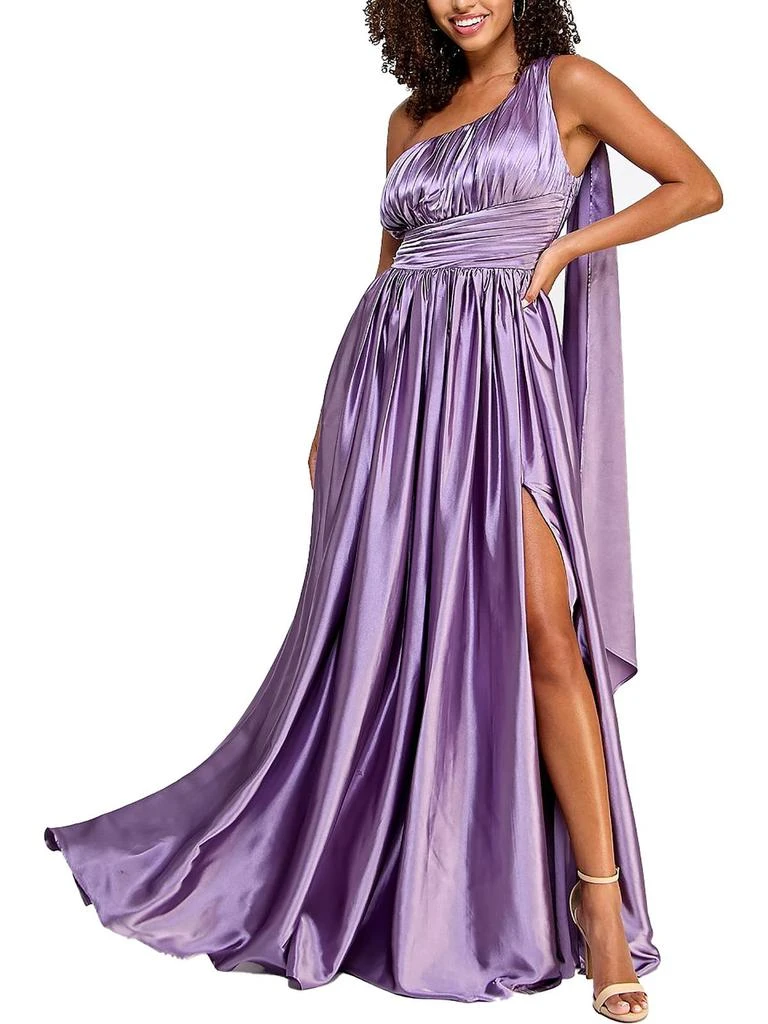 Juniors Womens Satin One Shoulder Evening Dress  On Sale Now with Up to  83% Off | Discover Exclusive Deals & Savings at BeyondStyle  Authentic  Speechless women|clothing|dresses with Limited-Time Discounts, Free