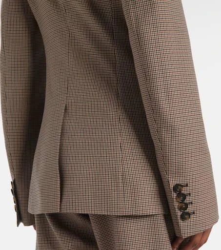 Stella McCartney Checked virgin wool blazer 6
