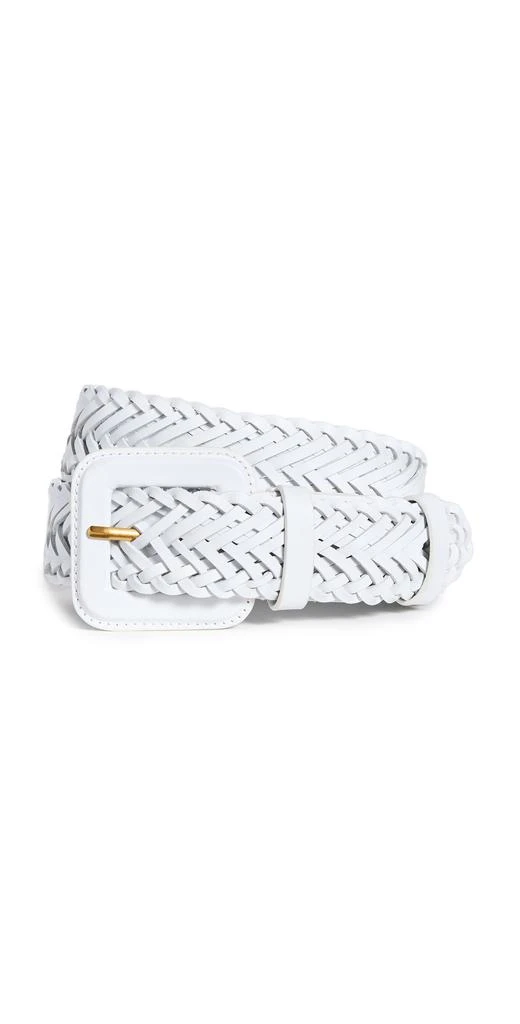 Loeffler Randall Oliver Thin Woven Leather Belt 1
