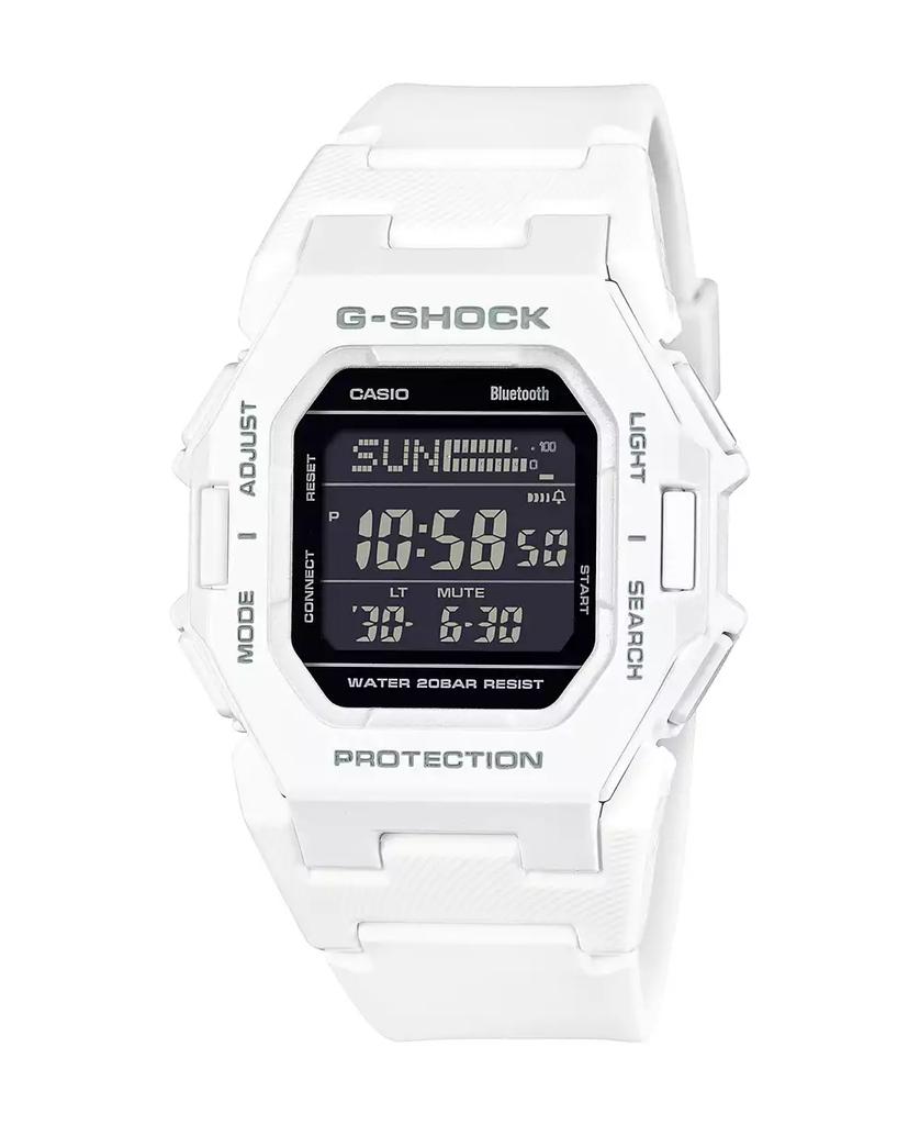 G-Shock Men's Digital White Resin Watch, 46.3mm GDB500-7
