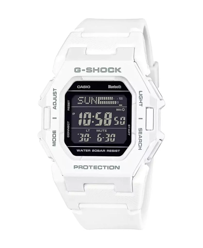 G-Shock Men's Digital White Resin Watch, 46.3mm GDB500-7 1