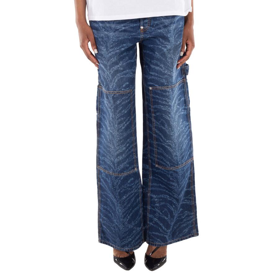 デニム・ジーパン Stella McCartney Denim ride-leg jeans (6D03903SQH17 4545) Stella McCartney Denim Ride-leg Jeans - Jeans - BeyondStyle
