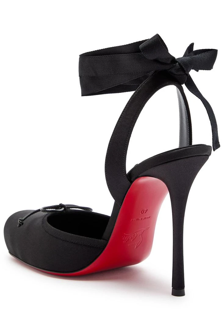 Christian Louboutin Cassia lace Up 100 satin pumps 2