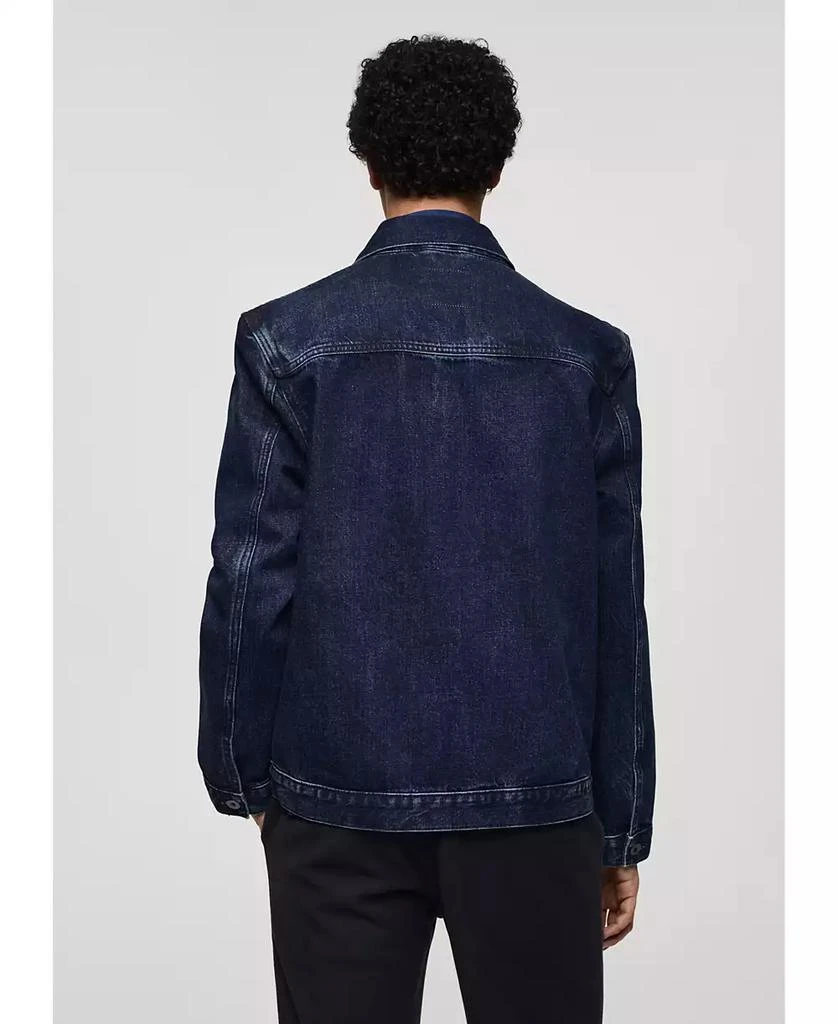 Mango Men's Pocketed Denim Jacket 5