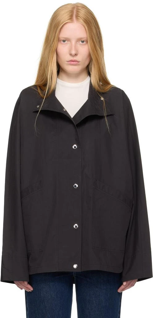 Totême Black Summer Parachute Jacket