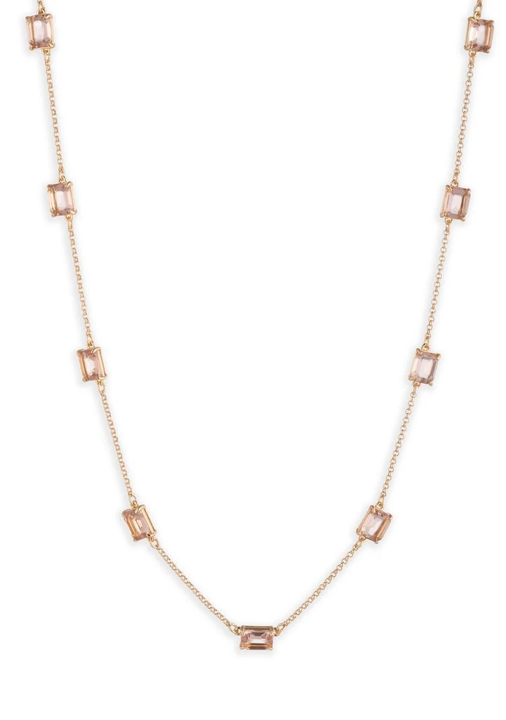 Ralph Lauren Crystal Stone Station Collar Necklace