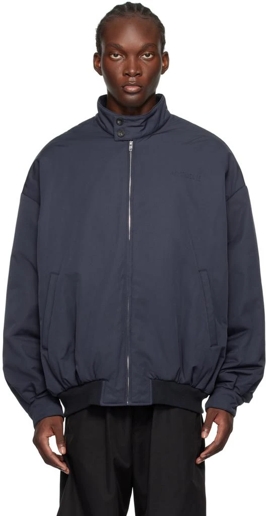 We11done Navy Harrington Jacket 1
